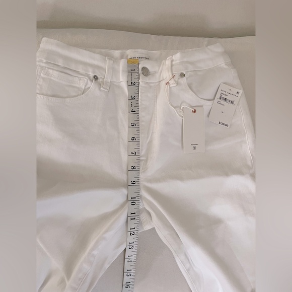NWT Good American Good Legs Skinny White Jeans Size 10 - Picture 9 of 14